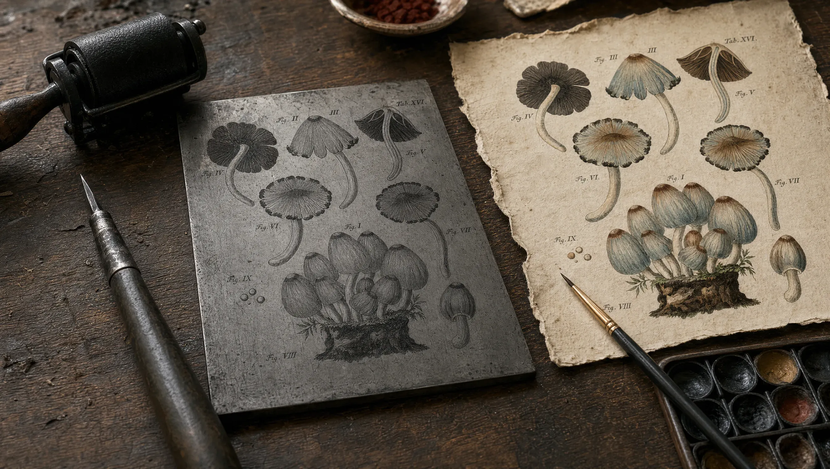 The Frenchman Who Colored the Fungi: Pierre Bulliard and His Great Mushroom Book