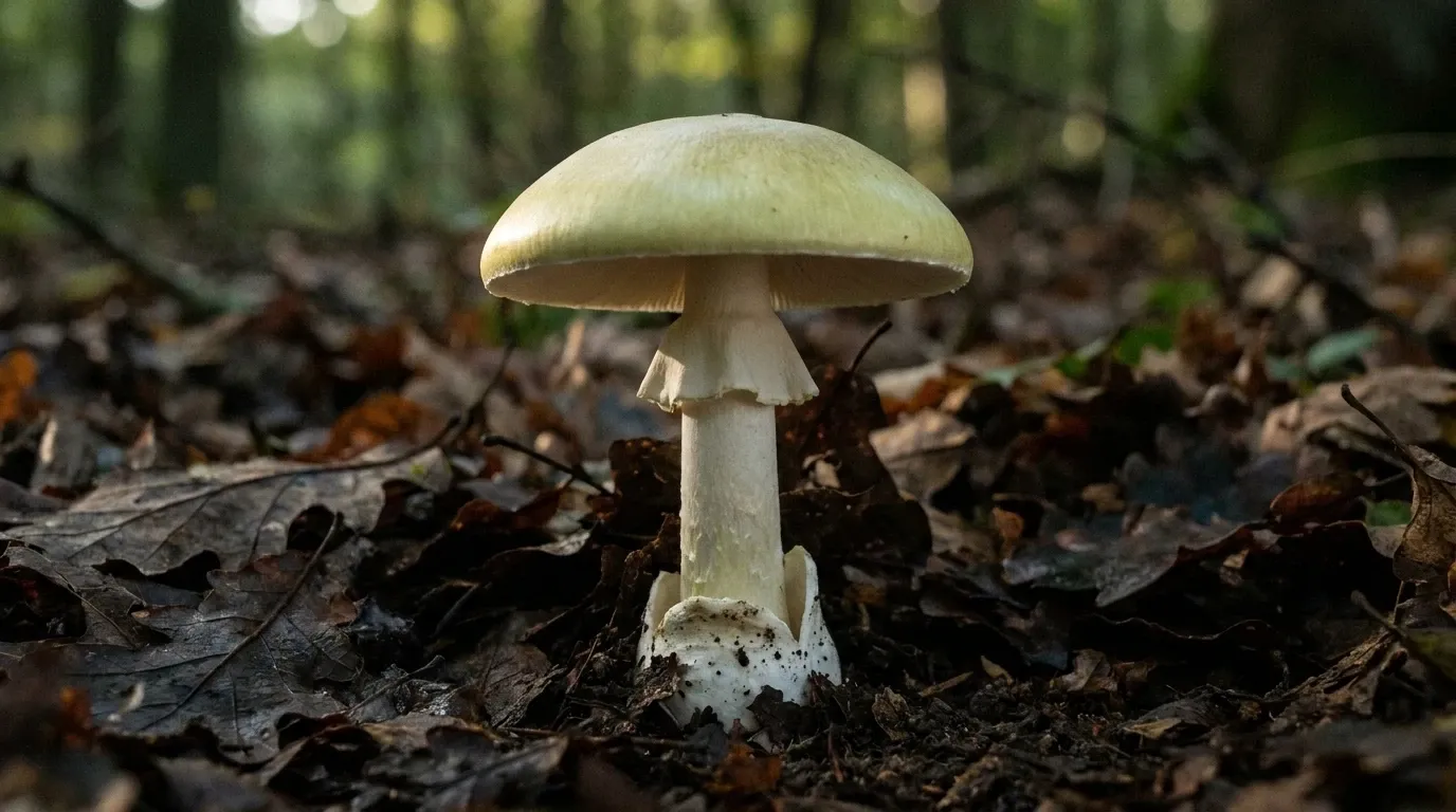 Death Cap in Forest Habitat